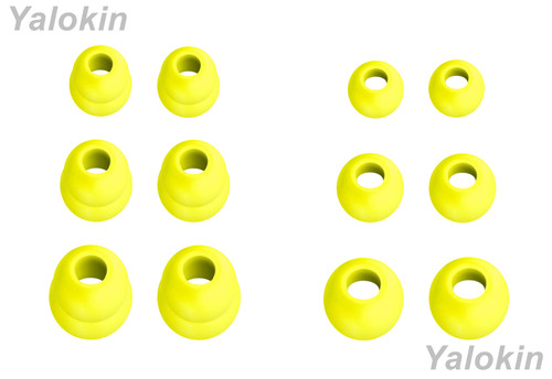 12pcs fluo jaune - 12pcs,