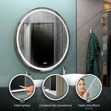 Rond Miroir LED LONDON | 3