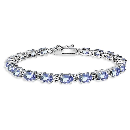 Argent sterling poli tanzanite - argent,