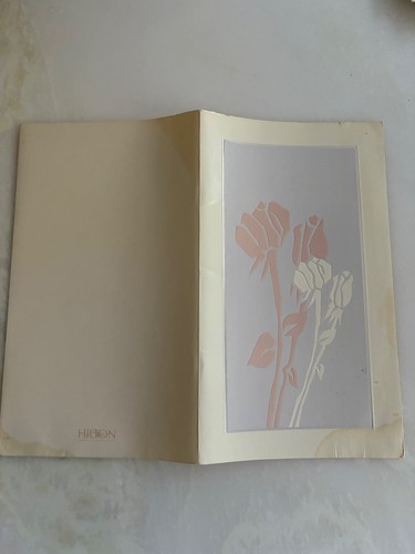 Ancien menu room service - menu, de