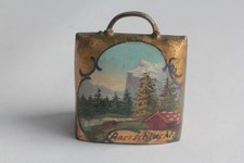 Ancienne cloche peint paysage Souvenir Montagne Suisse Aareschlucht (62464)