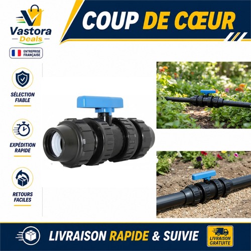 Vanne bille pvc - à,