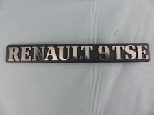 RENAULT 9 TSE  emblème logo