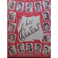 Album Leurs Chansons 24 Pièces Chant Piano 1947