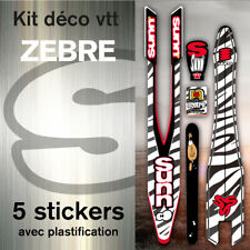 Kit stickers SUNN VTT vintage Néo rétro ZEBRA - Decals for frame