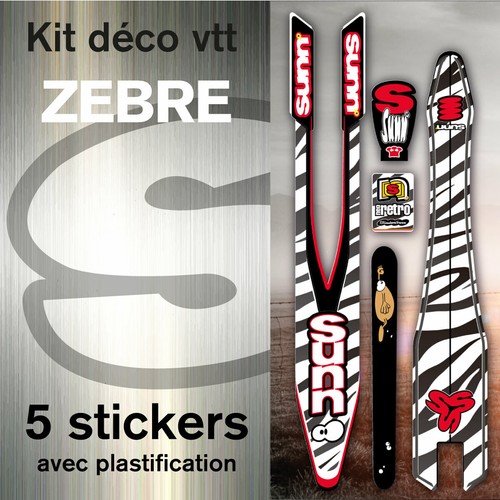 Kit stickers sunn vtt - kit, vintage