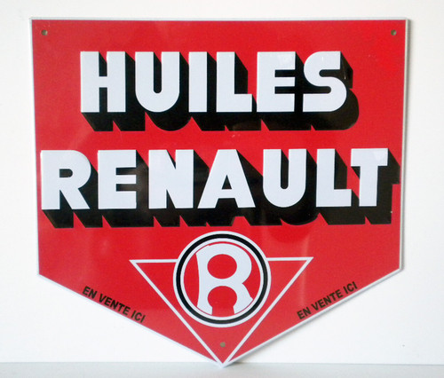 Plaque publicitaire métal - plaque, en