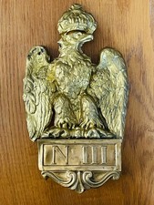 Hampe de drapeau à l'aigle Napoléon III - militaria