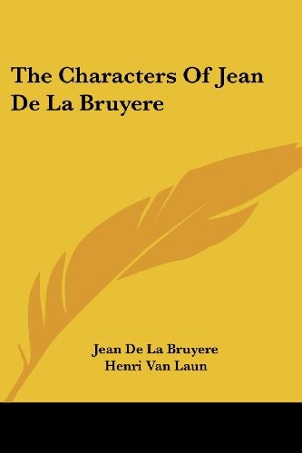 The characters jean - of, la