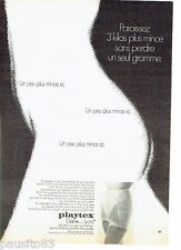 PUBLICITE ADVERTISING 116  1969  Playtex  la gaine  en lycra sous vetements