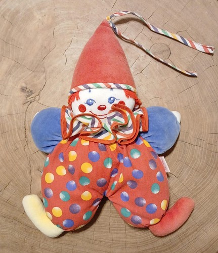 Corolle vintage doudou - corolle, clown