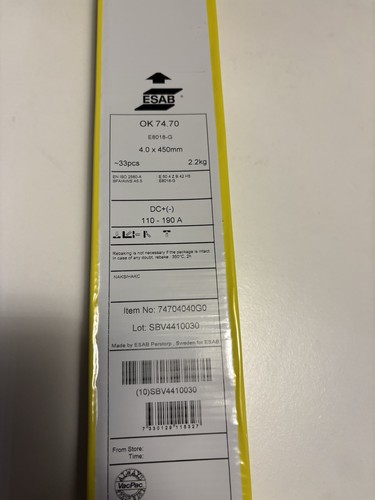 Esab électrode soudure - esab, ok