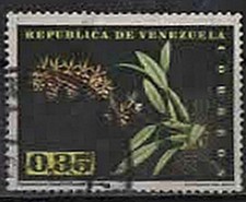 1962. Venezuela. Fleurs. Orchidées. Epidendrum Stamfordianum Batem. N°654.