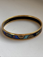 Michaela Frey Wien Bracelet , Stahlreifen + Plaqué Or 24kt Micron Doré Luxe