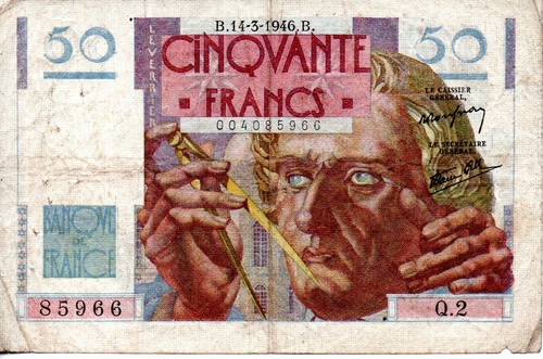 Francs verrier type - 50,