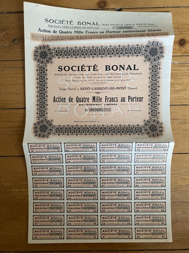 Société bonal distillerie - bonal,,