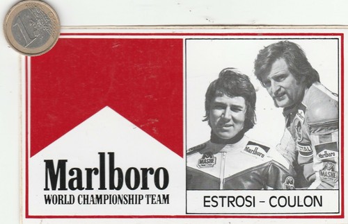 Autocollant moto marlboro - autocollant,