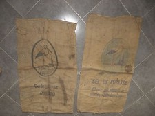 Ancien sac en toile de jute