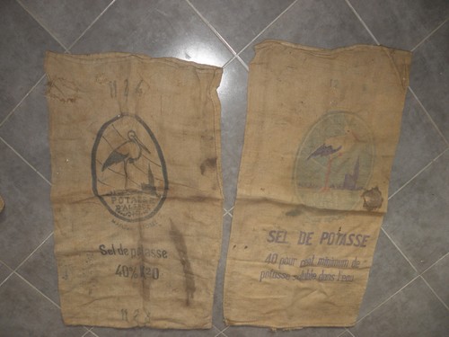 Ancien sac toile - ancien, jute