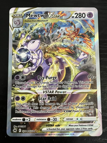 Mewtwo vstar gg44 gg70 swsh - mewtwo,