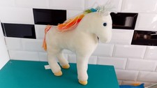 0308258 Peluche mattel rainbow brite cheval arc en ciel blondine starlite 30cm