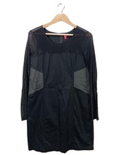 MISS CAPTAIN Robe à manches longues Dames Robe T EU 42 noir style décontracté