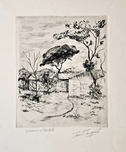 Gravure burin paul - burin,