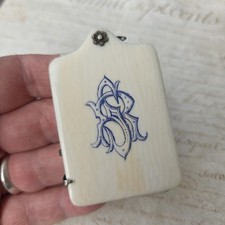 Carnet de Bal XIXè Monogramme