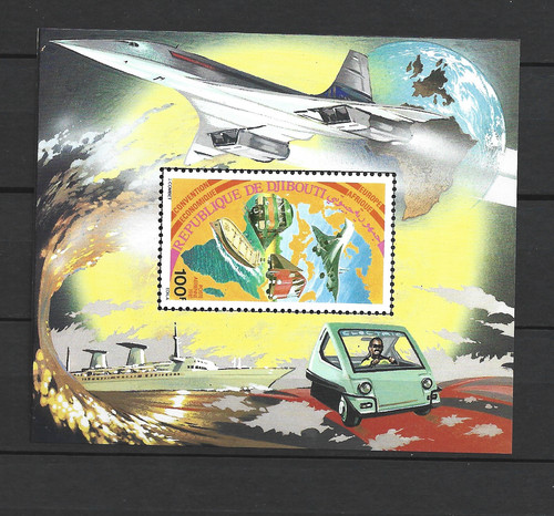 147 djibouti bloc poste - 147-,