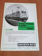MICRO DOCUMENTATION TECHNIQUE CC 20002 SOCIÉTÉ MTE JEUMONT-SCHNEIDER