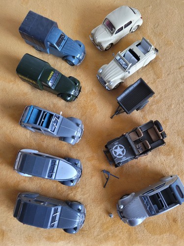 Lot voiture norev 2 cv - 1/43,