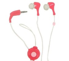 Thomson In-Ear MP3-Player Casque 3,5Mm Jack HED133 Framboise Téléphone