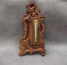 Thermomètre 19ème en bois