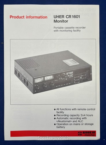 Original uher product - original,