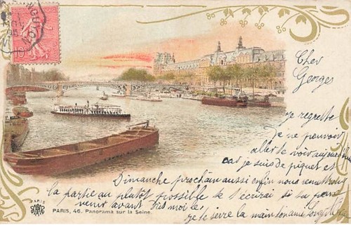 Paris panorama sur la seine - -,