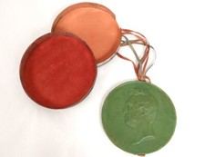 Cachet cire royal vert