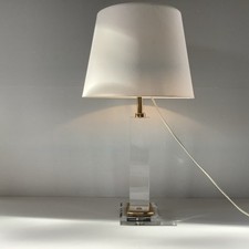 Lampe Colonne Lucite Vintage