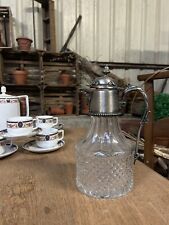 Carafe aiguière en verre et