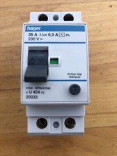 interrupteur différentiel hager 25 A xU424fo 20033