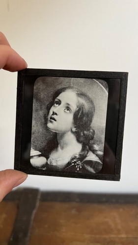 Plaque verre peint lanterne
