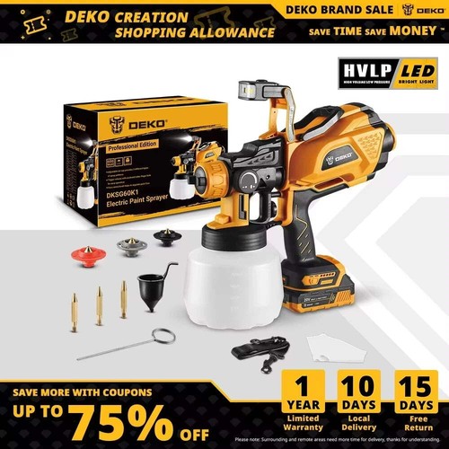Deko hvlp spray - gun, led