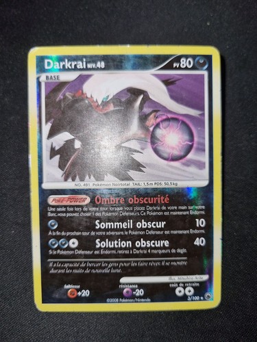 Carte pokémon darkrai 48 - carte,
