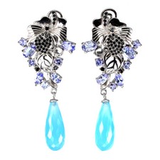 925 Argent Sterling Boucles