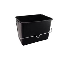 Seau à peinture 7 L - 180mm - Noir - Anse métal - SAVY