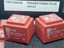 2X MYRRA 44123.230V 12V 2VA.TRANSFORMATEUR.