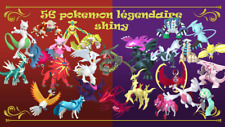 Lot: 56 Pokémons légendaires