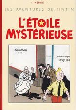 HOMMAGE A HERGE TINTIN L'ETOILE MYSTERIEUSE INTEGRALE LE SOIR NOIR ET BLANC