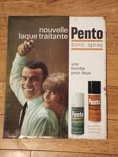 VINTAGE PLAQUE PENTO laque