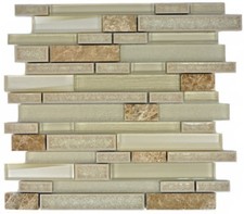 Mosaïque composite verre