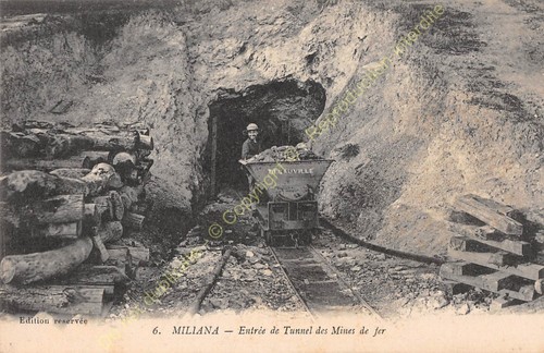 Cpa algerie miliana entrée - algerie,